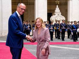 europa: macron war gestern.  jetzt setzt merz auf meloni